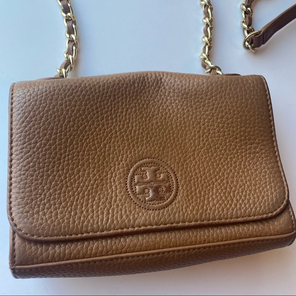 Tory Burch Handbags - Tory burch crossbody mini bag flap brown bag
